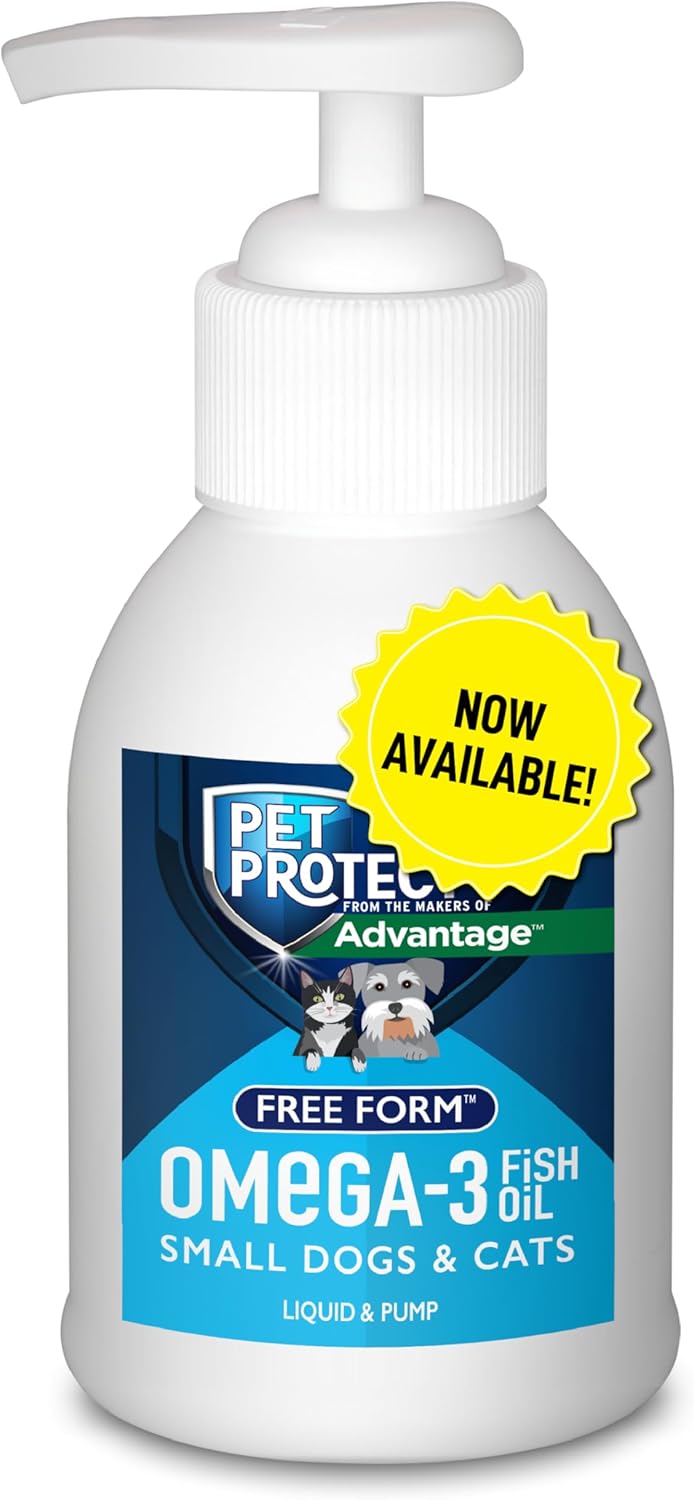 Pet Protect Cat & Small Dog Omega-3 Supplement 4 Fl.Oz.