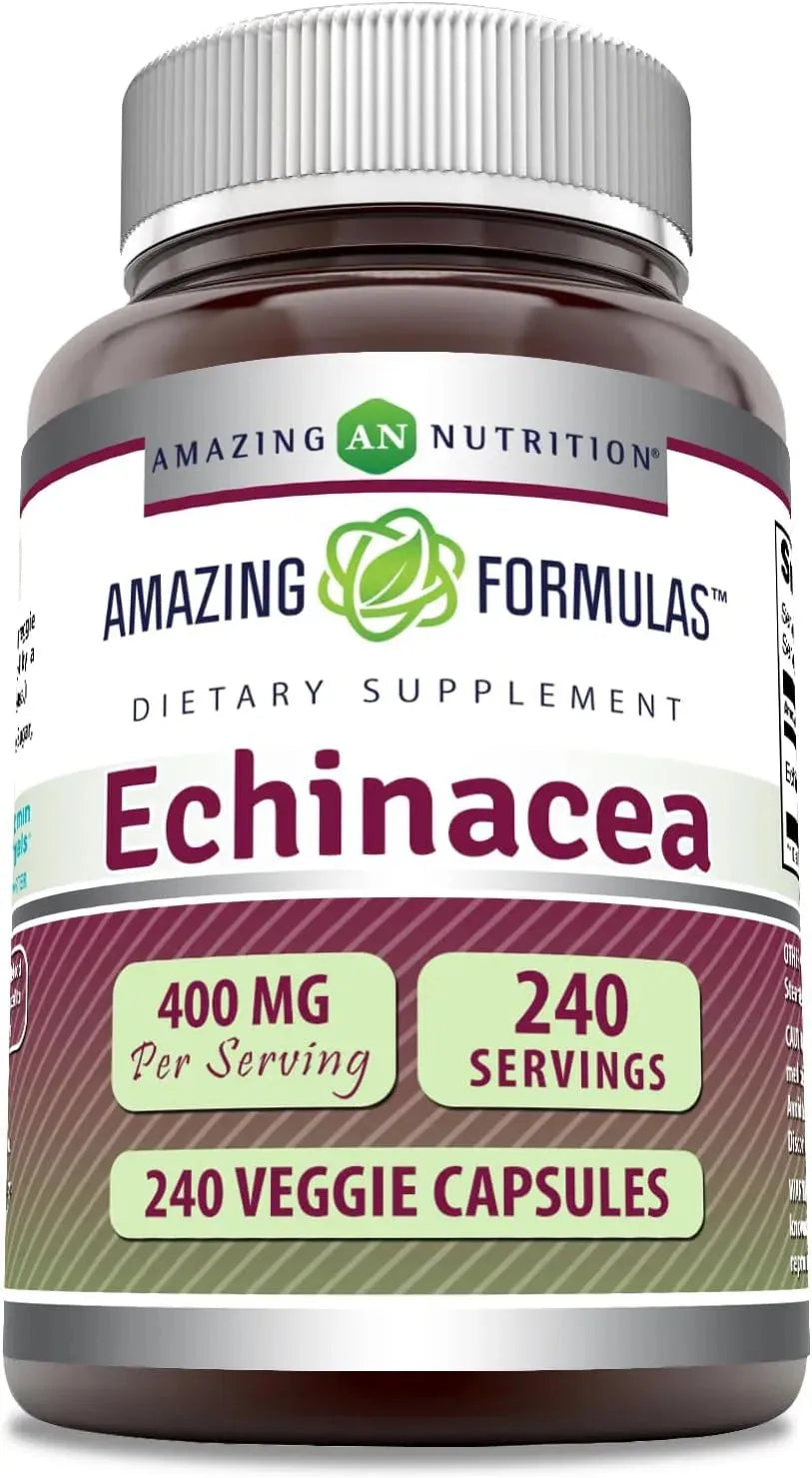 AMAZING FORMULAS - Amazing Formulas Echinacea 400Mg. 240 Capsulas - The Red Vitamin MX - Suplementos Alimenticios - {{ shop.shopifyCountryName }}