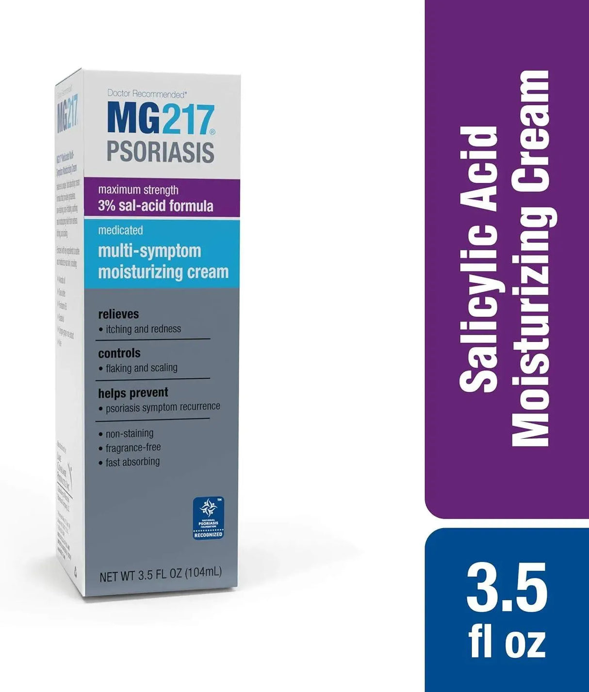 MG217 - MG217 Medicated Moisturizing Psoriasis Cream 3.5 Fl.Oz. - The Red Vitamin MX - Cremas Corporales - {{ shop.shopifyCountryName }}