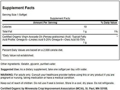 SWANSON - Swanson Avocado Oil 60 Capsulas Blandas 2 Pack - The Red Vitamin MX - Suplementos Alimenticios - {{ shop.shopifyCountryName }}