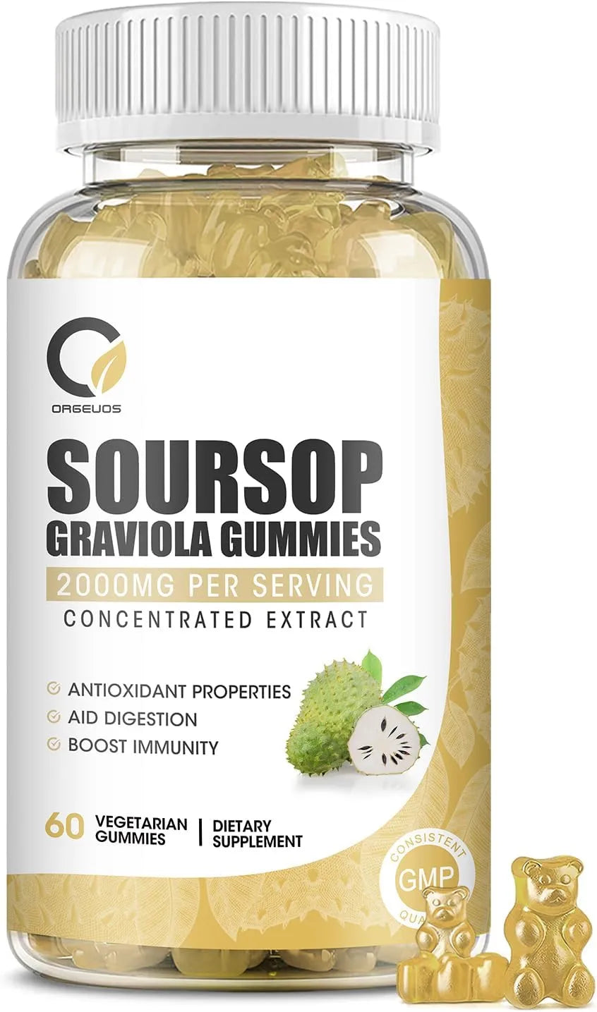ORGEUOS - ORGEUOS Soursop Graviola Gummies 2000Mg. 60 Gomitas - The Red Vitamin MX - Suplementos Alimenticios - {{ shop.shopifyCountryName }}