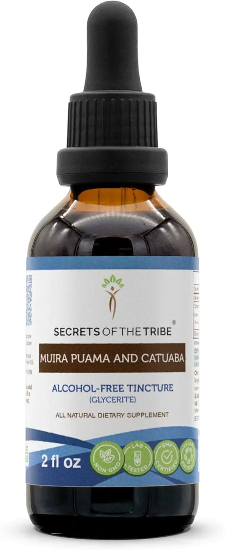 SECRETS OF THE TRIBE - Secrets of the Tribe Muira Puama and Catuaba Alcohol-Free Liquid Extract 2 Fl.Oz. - The Red Vitamin MX - Suplementos Alimenticios - {{ shop.shopifyCountryName }}