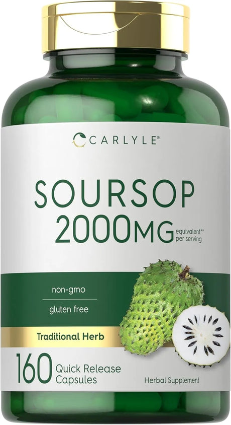 CARLYLE - Carlyle Soursop Leaves 2000Mg. 160 Capsulas - The Red Vitamin MX - Suplementos Alimenticios - {{ shop.shopifyCountryName }}
