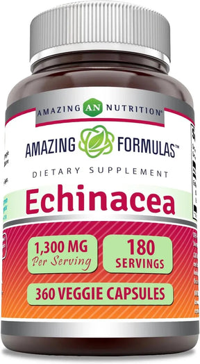 AMAZING FORMULAS - Amazing Formulas Echinacea 1300Mg. 360 Capsulas - The Red Vitamin MX - Suplementos Alimenticios - {{ shop.shopifyCountryName }}