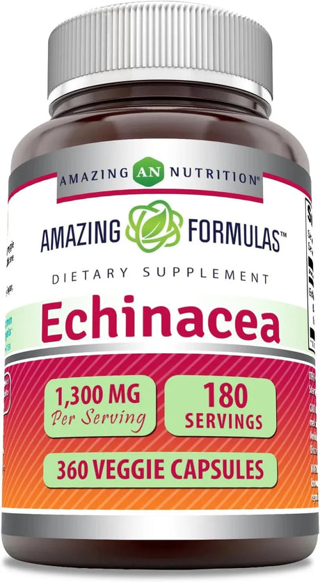 AMAZING FORMULAS - Amazing Formulas Echinacea 1300Mg. 360 Capsulas - The Red Vitamin MX - Suplementos Alimenticios - {{ shop.shopifyCountryName }}