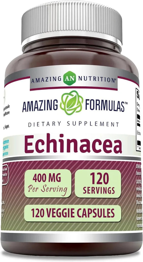 AMAZING FORMULAS - Amazing Formulas Echinacea 400Mg. 120 Capsulas - The Red Vitamin MX - Suplementos Alimenticios - {{ shop.shopifyCountryName }}
