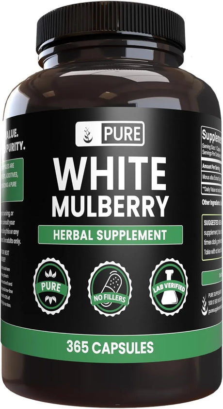 PURE ORIGINAL INGREDIENTS - Pure Original Ingredients White Mulberry 365 Capsulas - The Red Vitamin MX - Suplementos Alimenticios - {{ shop.shopifyCountryName }}
