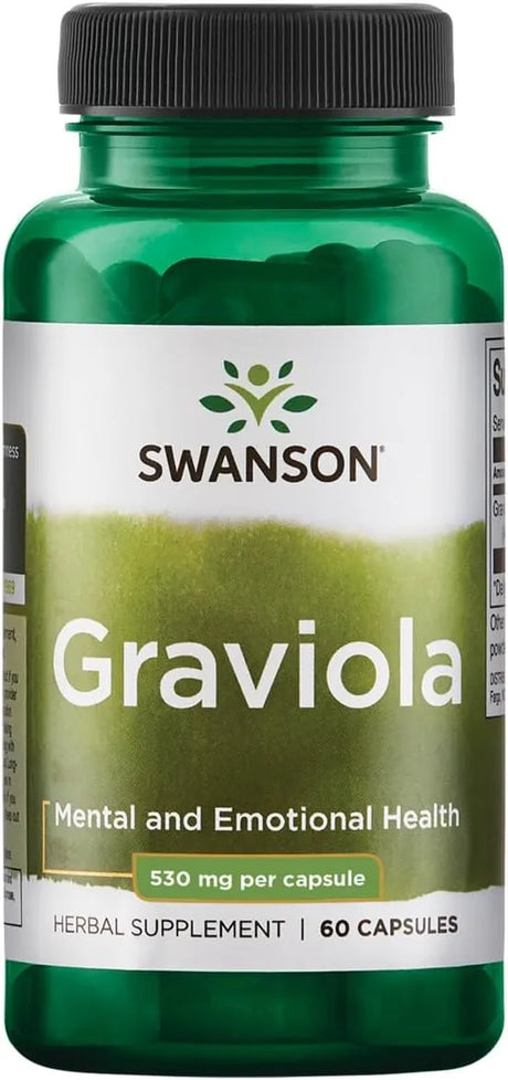 SWANSON - Swanson Graviola 530Mg. 60 Capsulas - The Red Vitamin MX - Suplementos Alimenticios - {{ shop.shopifyCountryName }}
