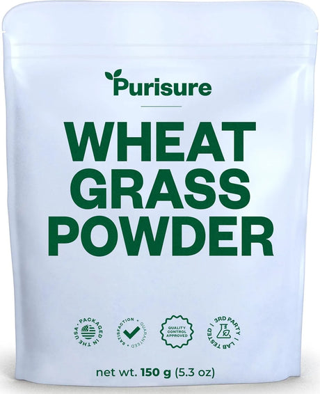 PURISURE - Purisure Wheatgrass Powder 150Gr. - The Red Vitamin MX - Suplementos Alimenticios - {{ shop.shopifyCountryName }}