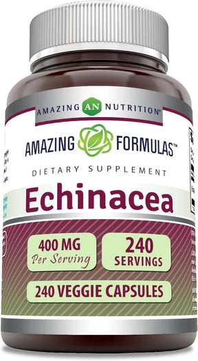 AMAZING FORMULAS - Amazing Formulas Echinacea 400Mg. 240 Capsulas - The Red Vitamin MX - Suplementos Alimenticios - {{ shop.shopifyCountryName }}