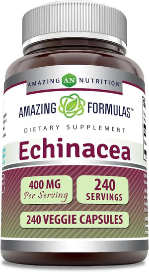 AMAZING FORMULAS - Amazing Formulas Echinacea 400Mg. 240 Capsulas - The Red Vitamin MX - Suplementos Alimenticios - {{ shop.shopifyCountryName }}
