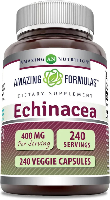 AMAZING FORMULAS - Amazing Formulas Echinacea 400Mg. 240 Capsulas - The Red Vitamin MX - Suplementos Alimenticios - {{ shop.shopifyCountryName }}
