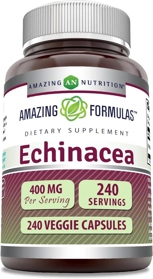 AMAZING FORMULAS - Amazing Formulas Echinacea 400Mg. 240 Capsulas - The Red Vitamin MX - Suplementos Alimenticios - {{ shop.shopifyCountryName }}