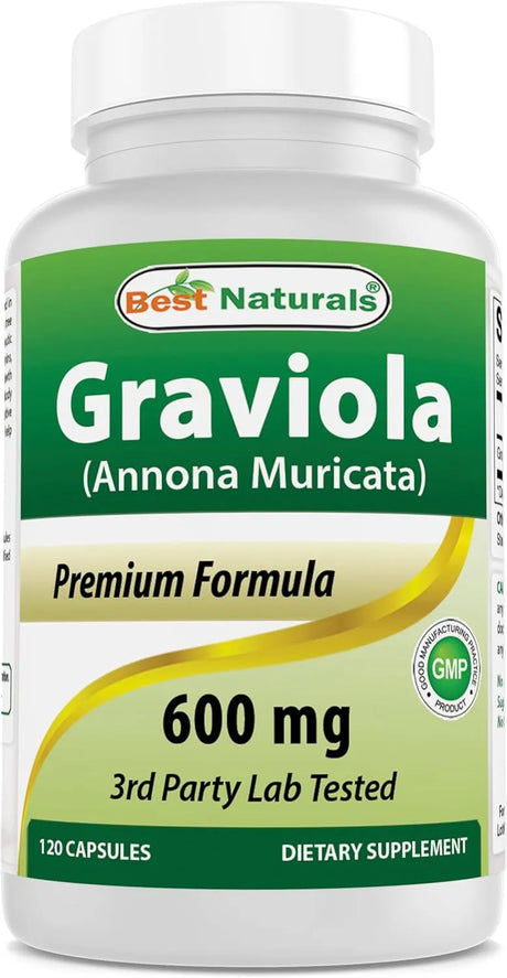 BEST NATURALS - Best Naturals Graviola 600Mg. 120 Capsulas - The Red Vitamin MX - Suplementos Alimenticios - {{ shop.shopifyCountryName }}