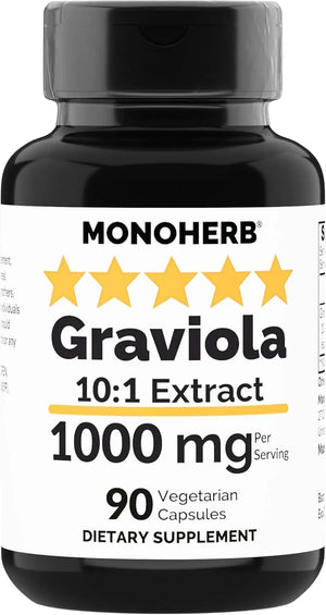 MONOHERB - Monoherb Graviola Extract 1000Mg. 90 Capsulas - The Red Vitamin MX - Suplementos Alimenticios - {{ shop.shopifyCountryName }}
