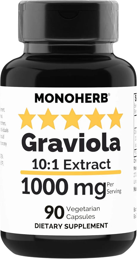 MONOHERB - Monoherb Graviola Extract 1000Mg. 90 Capsulas - The Red Vitamin MX - Suplementos Alimenticios - {{ shop.shopifyCountryName }}