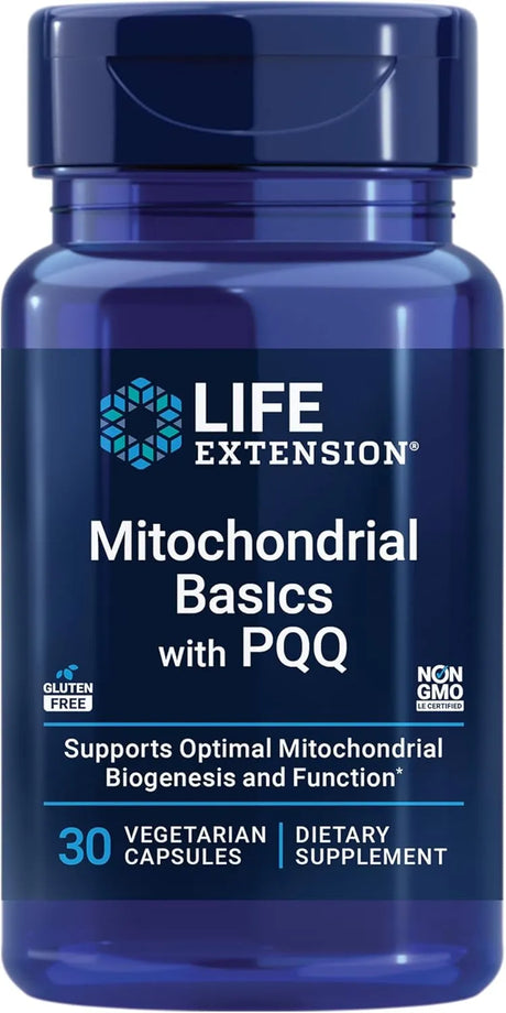 LIFE EXTENSION - Life Extension Mitochondrial Basics with PQQ 30 Capsulas - The Red Vitamin MX - Suplementos Alimenticios - {{ shop.shopifyCountryName }}