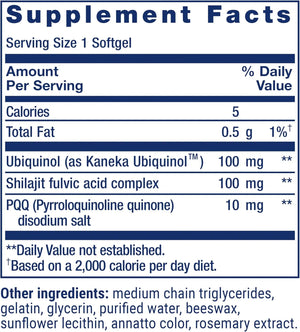 LIFE EXTENSION - Life Extension Super Ubiquinol CoQ10 with PQQ 30 Capsulas Blandas - The Red Vitamin MX - Suplementos Alimenticios - {{ shop.shopifyCountryName }}