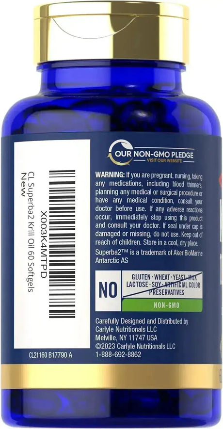 CARLYLE - Carlyle Antarctic Krill Oil 1000Mg. 60 Capsulas Blandas - The Red Vitamin MX - Suplementos Alimenticios - {{ shop.shopifyCountryName }}