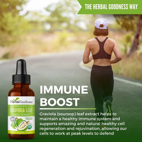 HERBAL GOODNESS - Herbal Goodness Graviola Soursop Leaf Extract Liquid 1 Fl.Oz. - The Red Vitamin MX - Suplementos Alimenticios - {{ shop.shopifyCountryName }}