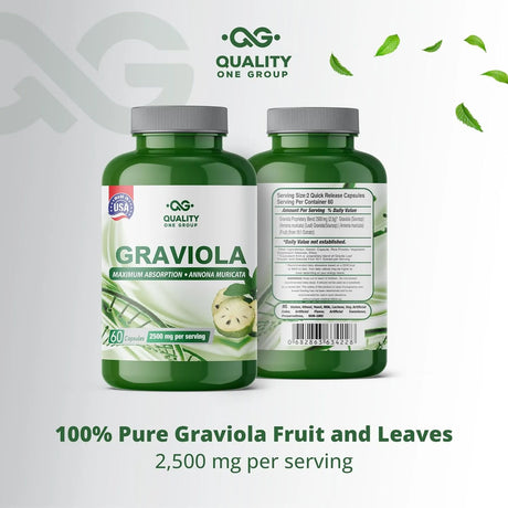 QUALITY ONE - Quality One Graviola 2500Mg. 60 Capsulas - The Red Vitamin MX - Suplementos Alimenticios - {{ shop.shopifyCountryName }}