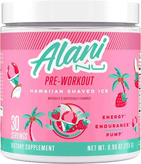 ALANI NU - Alani Nu Pre Workout Powder Hawaiian Shaved Ice 30 Servicios 255Gr. - The Red Vitamin MX - Suplementos Alimenticios - {{ shop.shopifyCountryName }}