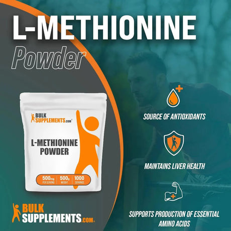 BULK SUPPLEMENTS - Bulk Supplements L-Methionine Powder 500Gr. - The Red Vitamin MX - Suplementos Alimenticios - {{ shop.shopifyCountryName }}