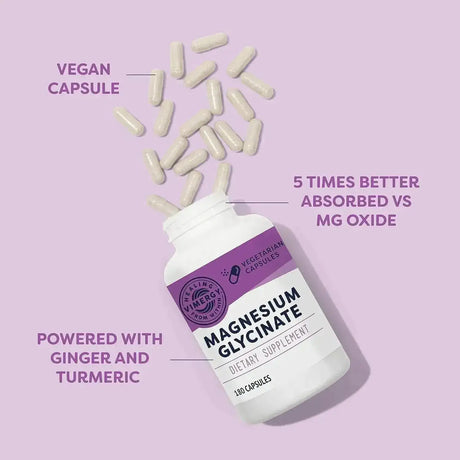 VIMERGY - Vimergy Magnesium Glycinate 180 Capsulas - The Red Vitamin MX - Suplementos Alimenticios - {{ shop.shopifyCountryName }}