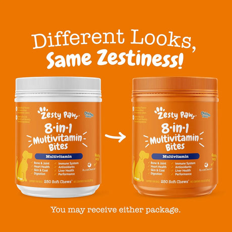 ZESTY PAWS - Zesty Paws Multivitamin Treats for Dogs Chicken Flavor 250 Masticables - The Red Vitamin MX - Cuidado De Los Ojos De Los Perros - {{ shop.shopifyCountryName }}
