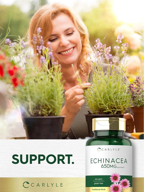 CARLYLE - Carlyle Echinacea 650Mg. 120 Capsulas - The Red Vitamin MX - Suplementos Alimenticios - {{ shop.shopifyCountryName }}