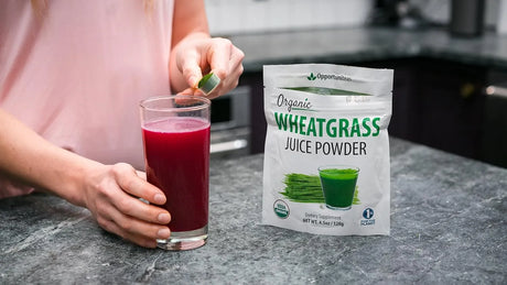 OPPORTUNITEAS - Opportuniteas Organic Raw Wheatgrass Juice Powder 128Gr. - The Red Vitamin MX - Suplementos Alimenticios - {{ shop.shopifyCountryName }}