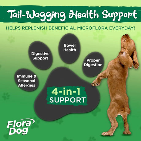 VITAL PLANET - Vital Planet Flora Dog Probiotic Powder 60 Servicios 222Gr. - The Red Vitamin MX - Probióticos Para Perros - {{ shop.shopifyCountryName }}