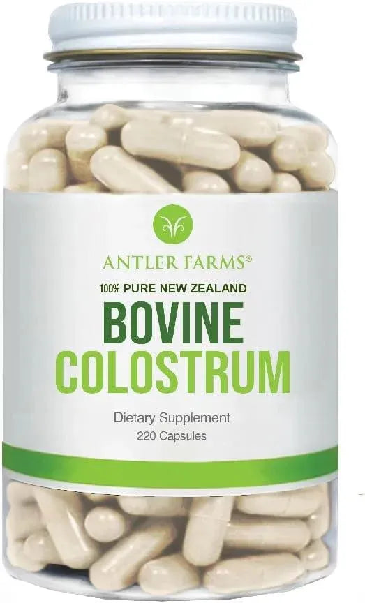 ANTLER FARMS - Antler Farms 100% Pure New Zealand Bovine Colostrum 500Mg. 220 Capsulas - The Red Vitamin MX - Suplementos Alimenticios - {{ shop.shopifyCountryName }}