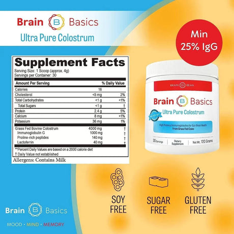 BRAIN BEAN - Brain Bean Ultra-Pure Colostrum 4000Mg. - The Red Vitamin MX - Suplementos Alimenticios - {{ shop.shopifyCountryName }}