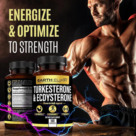 EARTH ELIXIR - Earth Elixir Turkesterone and Ecdysterone Supplements 180 Capsulas - The Red Vitamin MX - Suplementos Alimenticios - {{ shop.shopifyCountryName }}