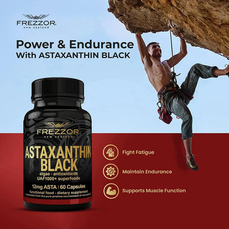 FREZZOR - FREZZOR Astaxanthin Black 12Mg. 60 Capsulas - The Red Vitamin MX - Suplementos Alimenticios - {{ shop.shopifyCountryName }}