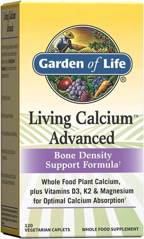 GARDEN OF LIFE - Garden of Life Living Calcium Advanced 120 Tabletas - The Red Vitamin MX - Suplementos Alimenticios - {{ shop.shopifyCountryName }}