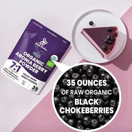 JUNGLE POWDERS - Jungle Powders Organic Aronia Berry Powder 141Gr. - The Red Vitamin MX - Suplementos Alimenticios - {{ shop.shopifyCountryName }}