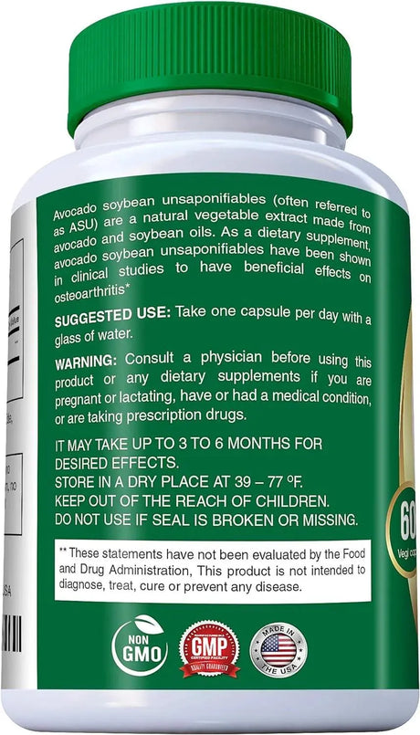 N'MORE - N'More Avocado Soybean Unsaponifiables Joint Health 400Mg. 60 Capsulas - The Red Vitamin MX - Suplementos Alimenticios - {{ shop.shopifyCountryName }}