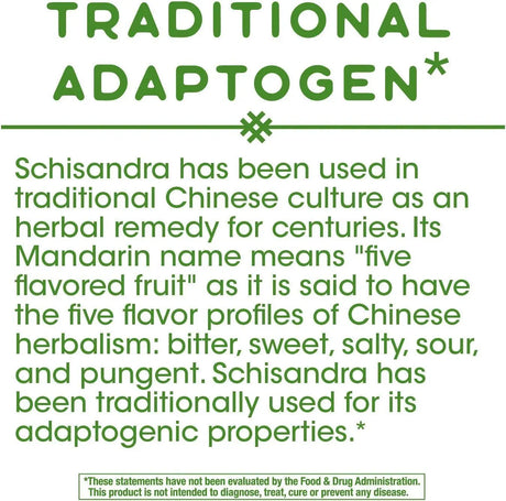 NATURE'S WAY - Nature's Way Schisandra 1160Mg. 100 Capsulas - The Red Vitamin MX - Suplementos Alimenticios - {{ shop.shopifyCountryName }}