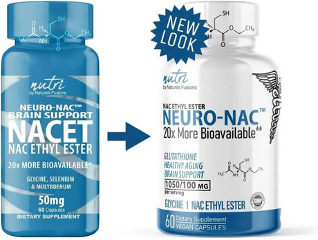 NATURE´S FUSIONS - Nature's Fusions Neuro NAC Supplement N-Acetyl Cysteine Ethyl Ester 60 Capsulas - The Red Vitamin MX - Suplementos Alimenticios - {{ shop.shopifyCountryName }}