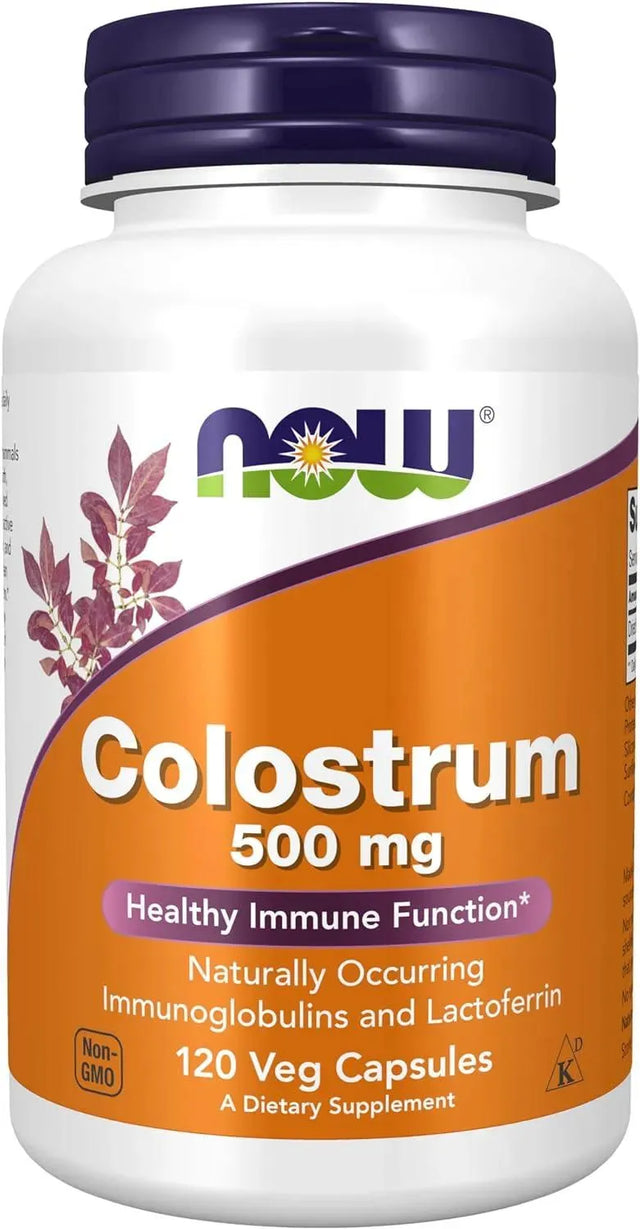 NOW SUPPLEMENTS - Now Supplements Colostrum 500Mg. 120 Capsulas - The Red Vitamin MX - Suplementos Alimenticios - {{ shop.shopifyCountryName }}