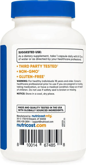 NUTRICOST - Nutricost Boron 10Mg. 240 Capsulas - The Red Vitamin MX - Suplementos Alimenticios - {{ shop.shopifyCountryName }}