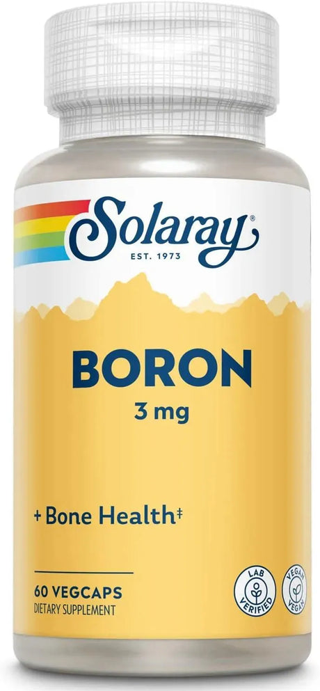 SOLARAY - Solaray Boron Citrate 3 Mg. 60 Capsulas - The Red Vitamin MX - Suplementos Alimenticios - {{ shop.shopifyCountryName }}
