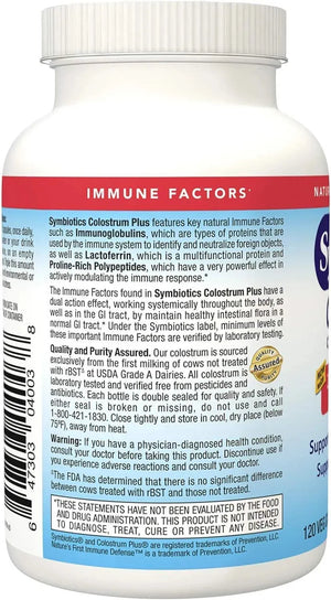 SYMBIOTICS - Symbiotics Colostrum 120 Capsulas - The Red Vitamin MX - Suplementos Alimenticios - {{ shop.shopifyCountryName }}