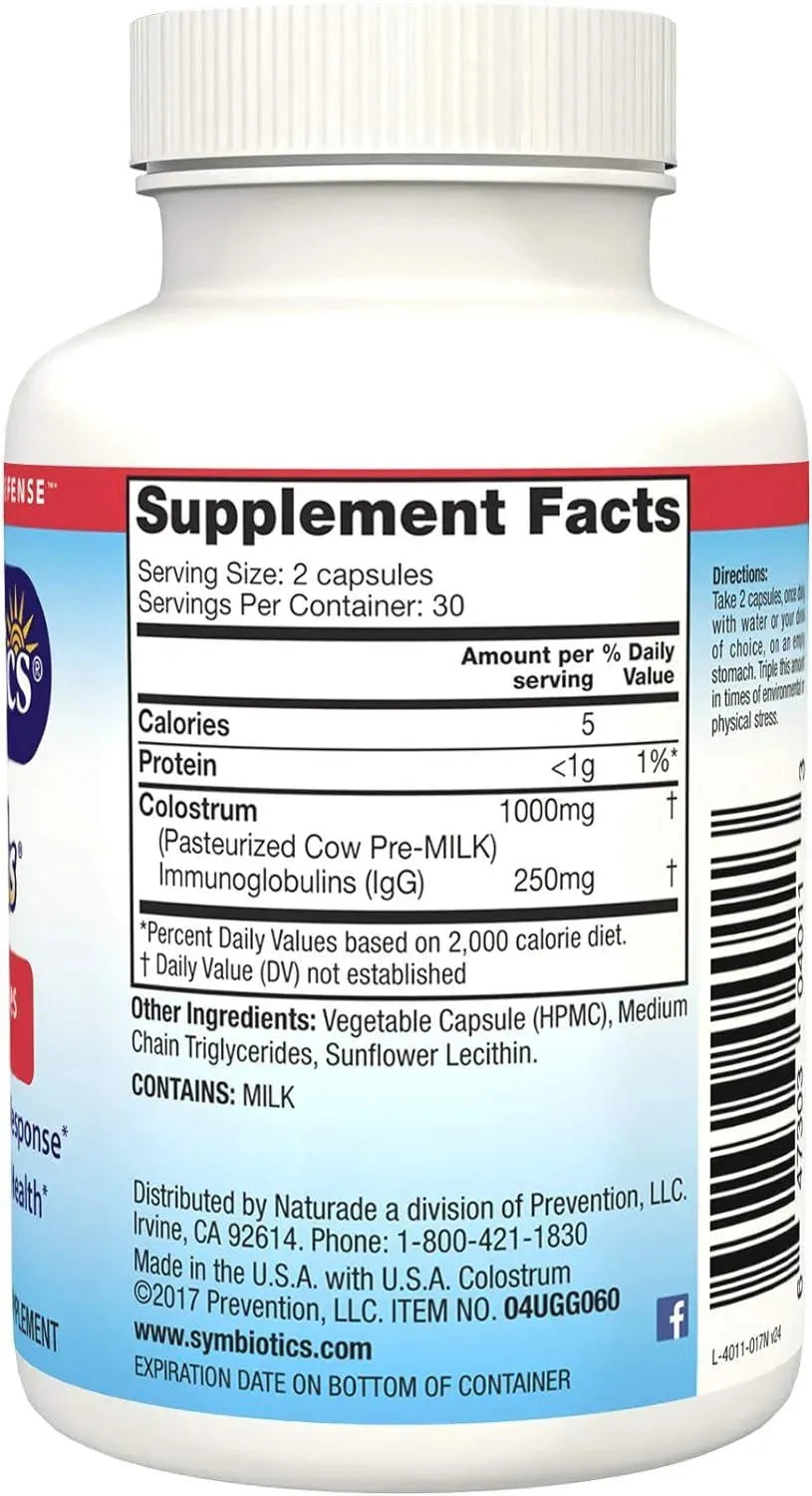 SYMBIOTICS - Symbiotics Colostrum 60 Capsulas - The Red Vitamin MX - Suplementos Alimenticios - {{ shop.shopifyCountryName }}