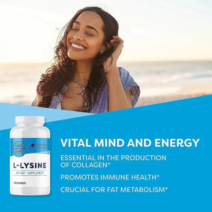 VIMERGY - Vimergy L-Lysine 500Mg. 270 Capsulas - The Red Vitamin MX - Suplementos Alimenticios - {{ shop.shopifyCountryName }}