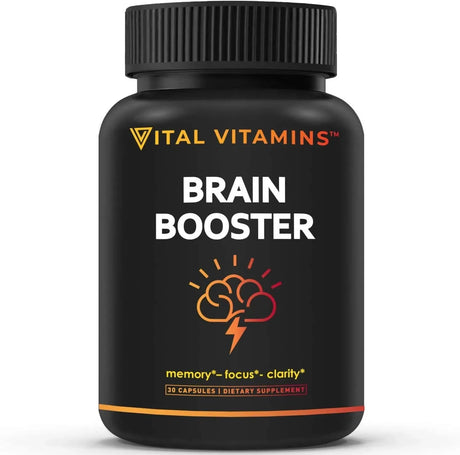 VITAL VITAMINS - Vital Vitamins Brain Booster 30 Capsulas - The Red Vitamin MX - Suplementos Alimenticios - {{ shop.shopifyCountryName }}